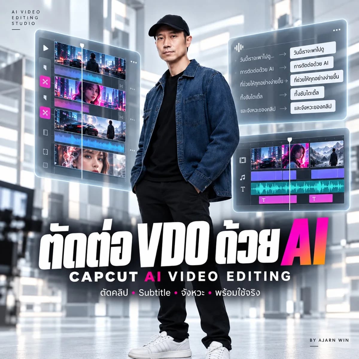 AI Video Editing ด้วย CapCut — ตัดต่อคลิป Social ให้เร็วขึ้นและยังคุมคุณภาพได้